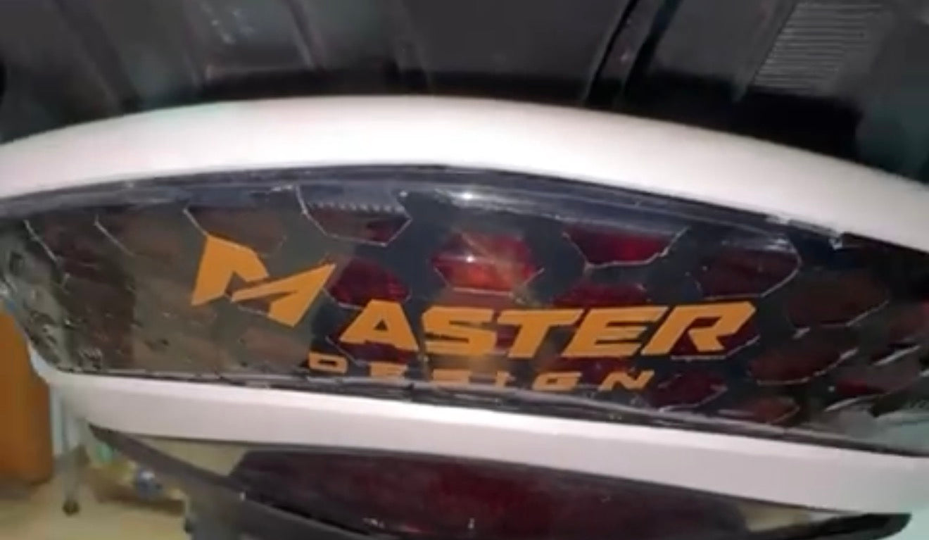 pellicola nido d’ape per stop ( nera con logo bianco)