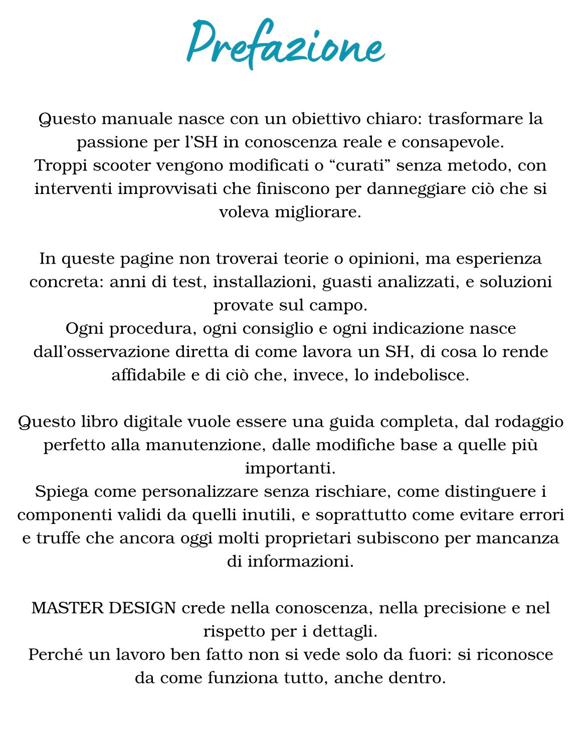 IL MANUALE DELL’ SH PERFETTO
