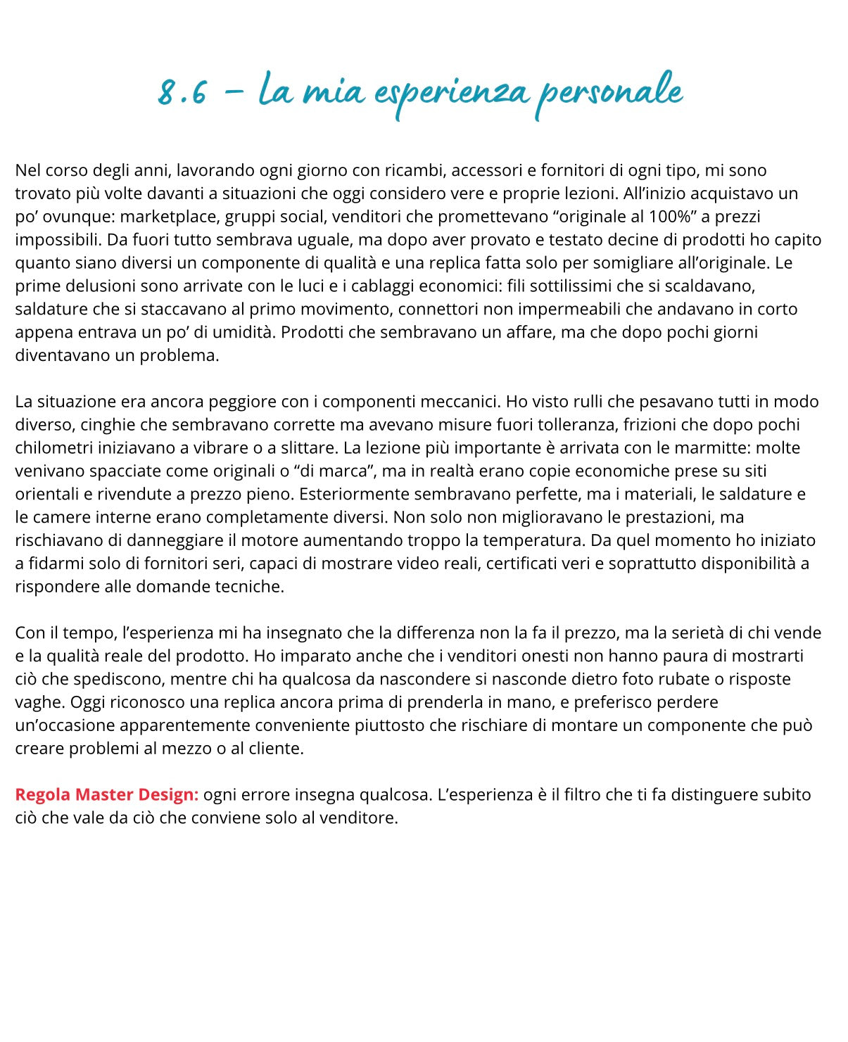 IL MANUALE DELL’ SH PERFETTO