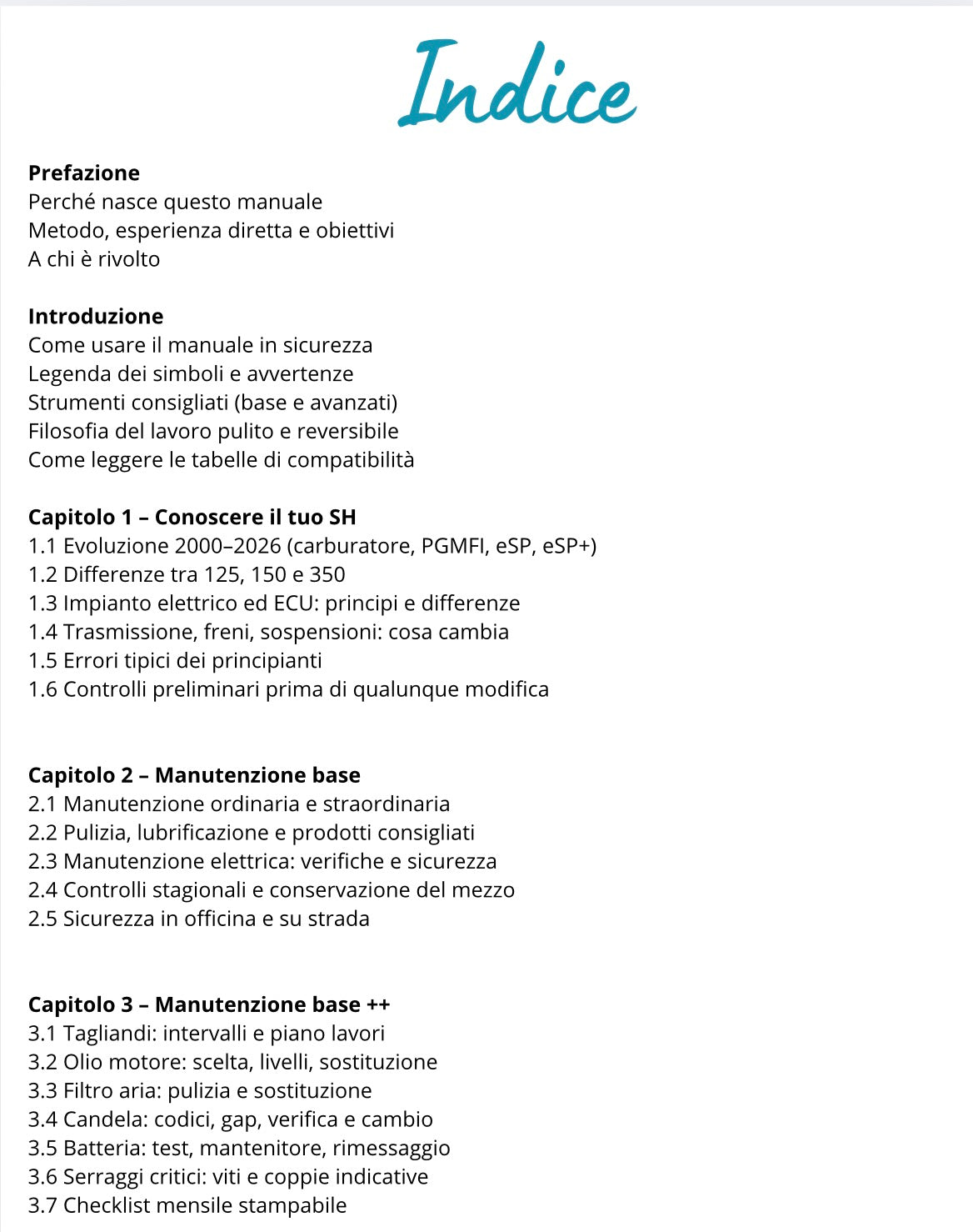 IL MANUALE DELL’ SH PERFETTO