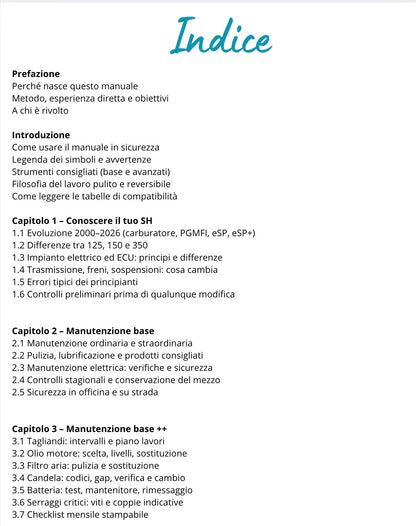 IL MANUALE DELL’ SH PERFETTO