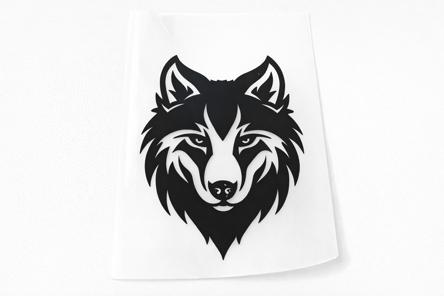 adesivo “wolf” il lupo non segue il branco