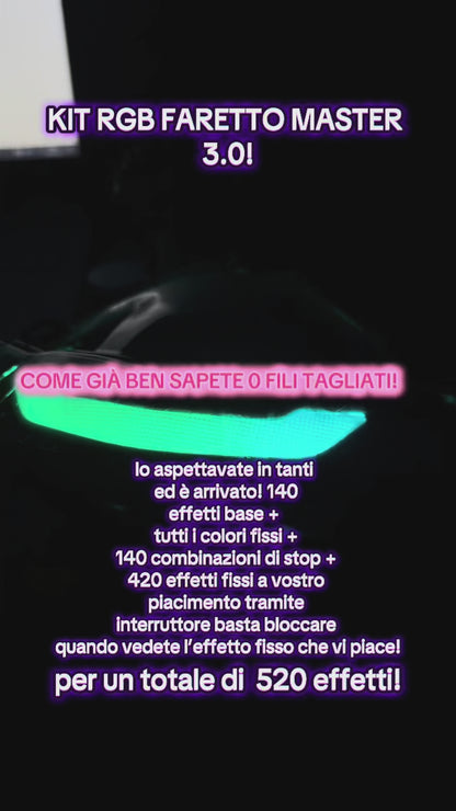 KIT RGB MASTER 3.0 TUTTI I COLORI FISSI ANCHE BIANCO ORIGINALE SELEZIONARE SE CON BIANCO ORIGINALE O SENZA